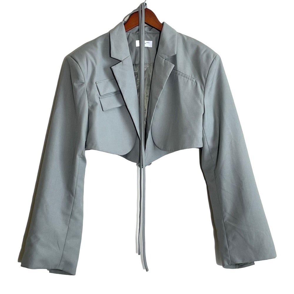 Nichole Lynel Cropped Tie Around Jacket Sz XL